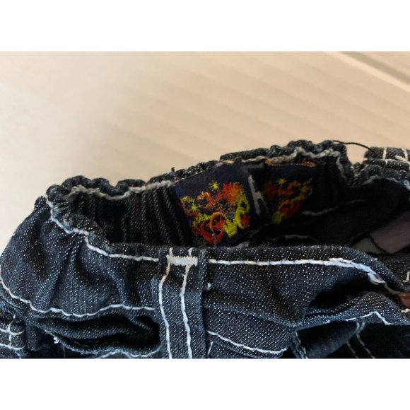 RL Royalty Boys infant Baby Size 3 6 months Jeans Cargo flap Back Pockets - Picture 3 of 3